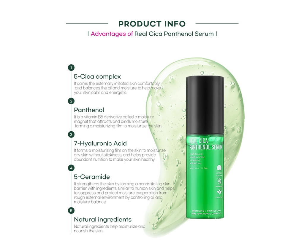 REAL CICA PANTHENOL SERUM (50ml)