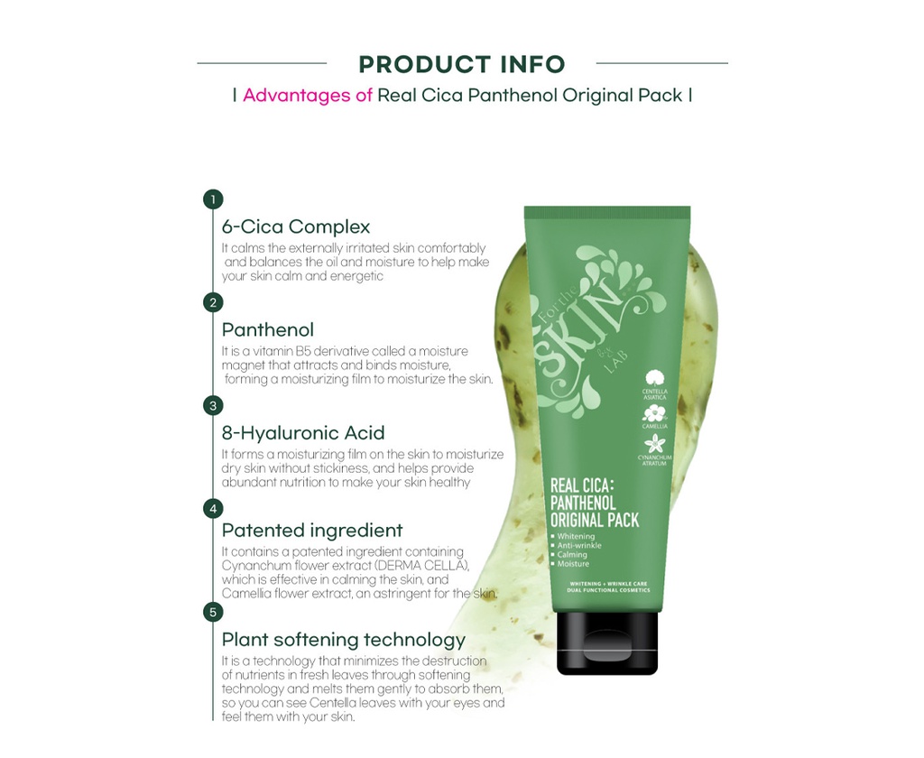 REAL CICA PANTHENOL ORIGINAL PACK \n 120ml