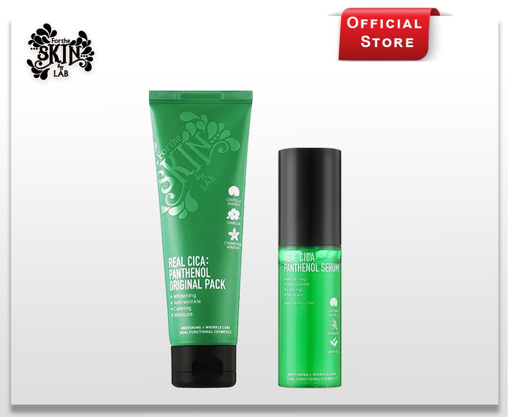 REAL CICA : PATHENOL ORIGINAL PACK 120ml + REAL CICA PANTHENOL SERUM 50ml