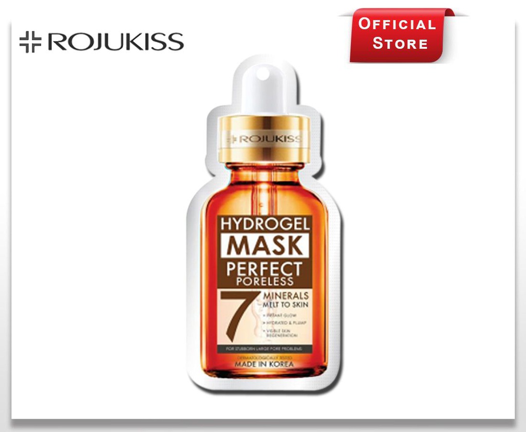 ROJUKISS PERFECT PORELESS HYDROGEL MINERAL MASK 7 25ml x 12
