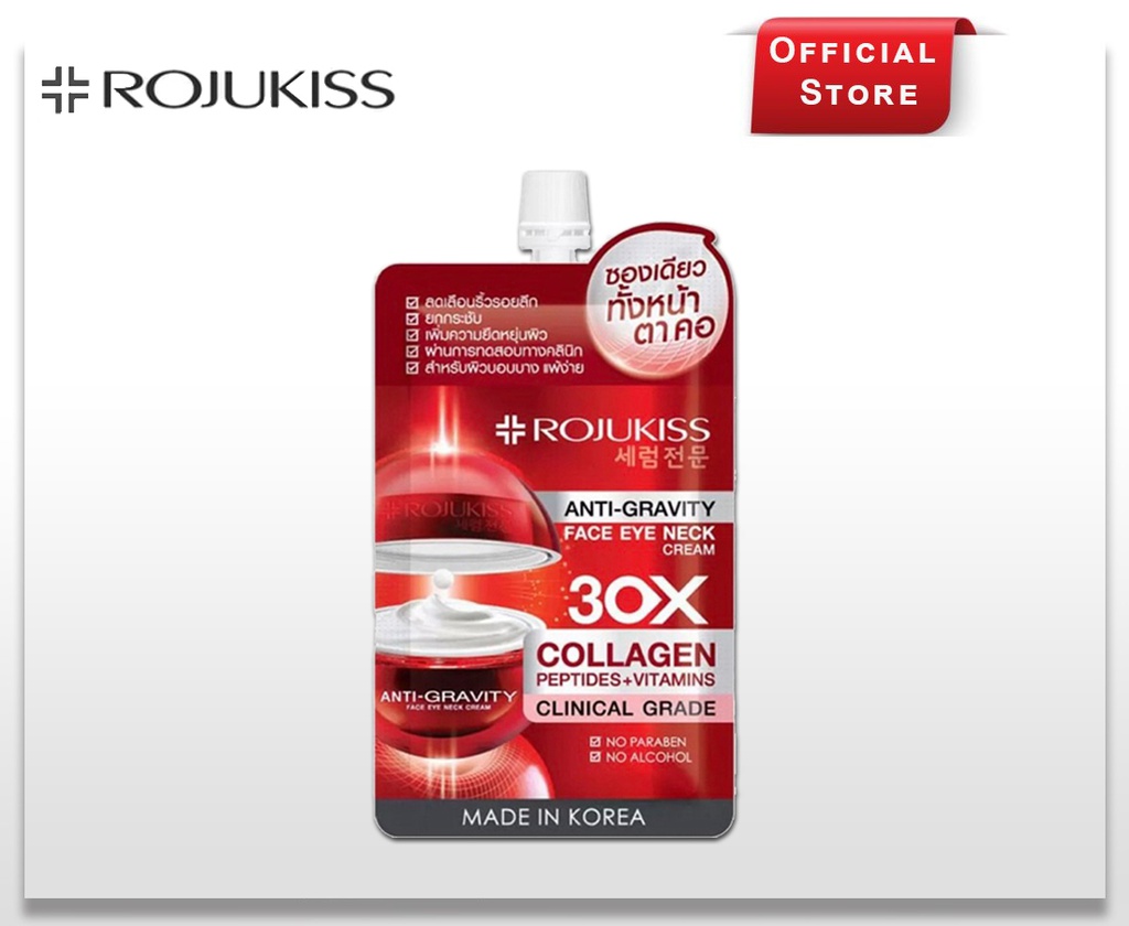 ROJUKISS ANTI-GRAVITY FACE EYE NECK CREAM 8ml
